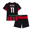 Billiga Fotbollströjor AC Milan Christian Pulisic 11 Barn Hemma tröja 2025/26 Kortärmad